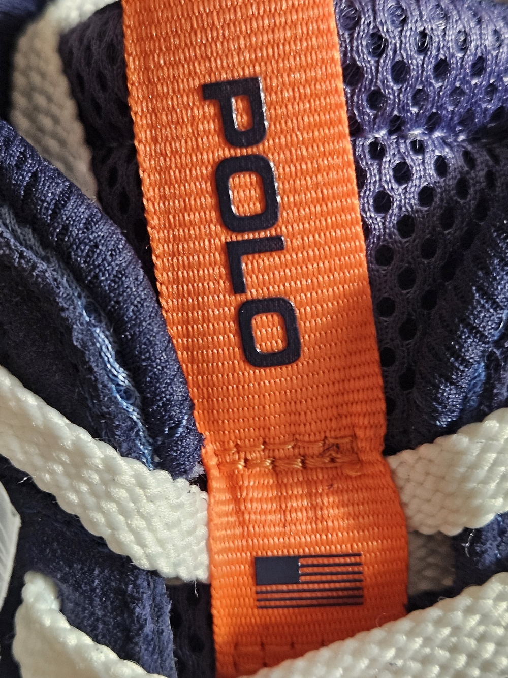 NIB Men's Polo Ralph Lauren Jogger Suede and Mesh Sneakers Size 11.5D - Picture 8 of 13